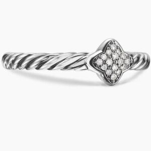 David Yurman Cable Collectibles Quatrefoil Stack Ring